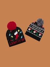 Christmas Jacquard Warmer Knitted Hat